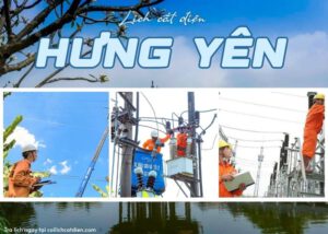 lịch cắt điện tỉnh Hưng Yên